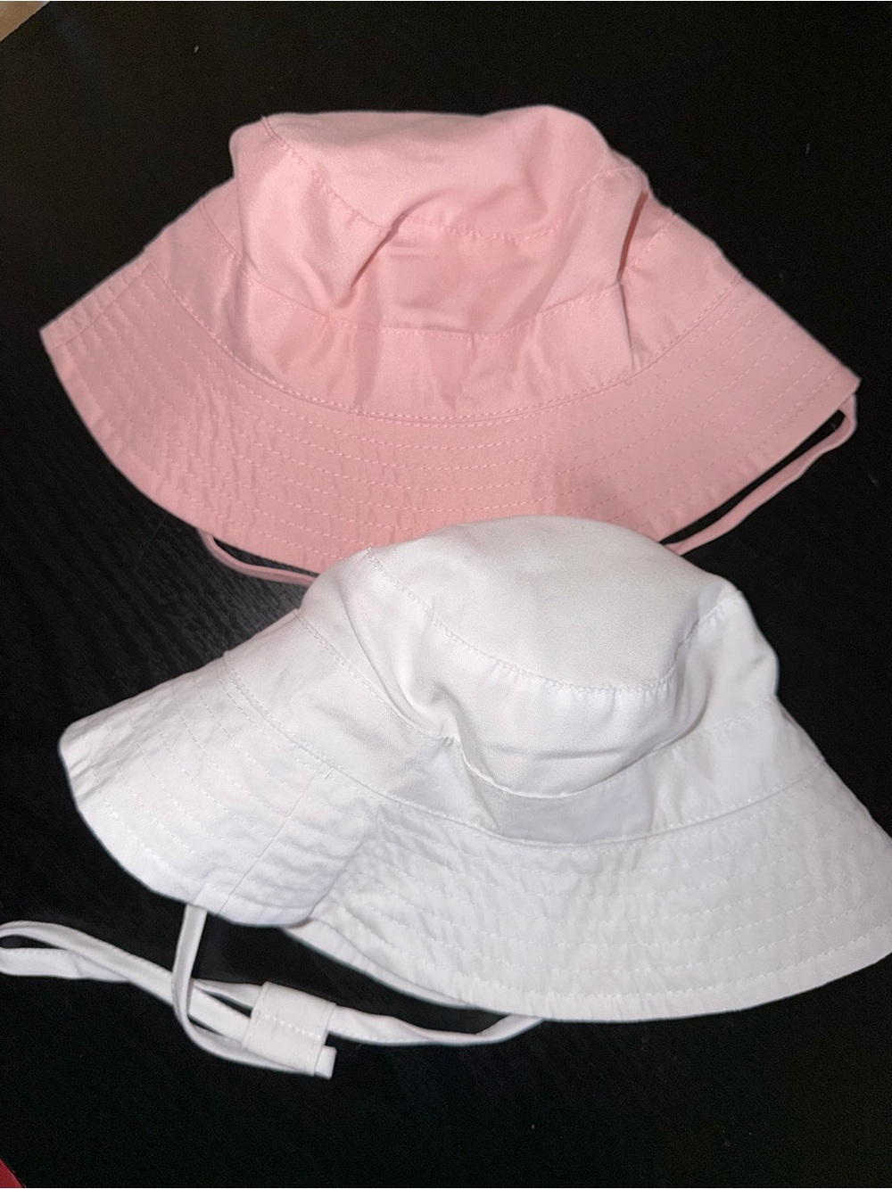 Amazon Kids Bucket Hats - Pink & White Two-Pack